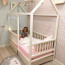 Ліжко будинок Фортеця малюка з шухлядами для білизни