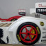 Ліжко-машина дерев'янна Ferrari 24 LM біла