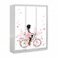 Шкаф-купе для девочки Девушка на велосипеде